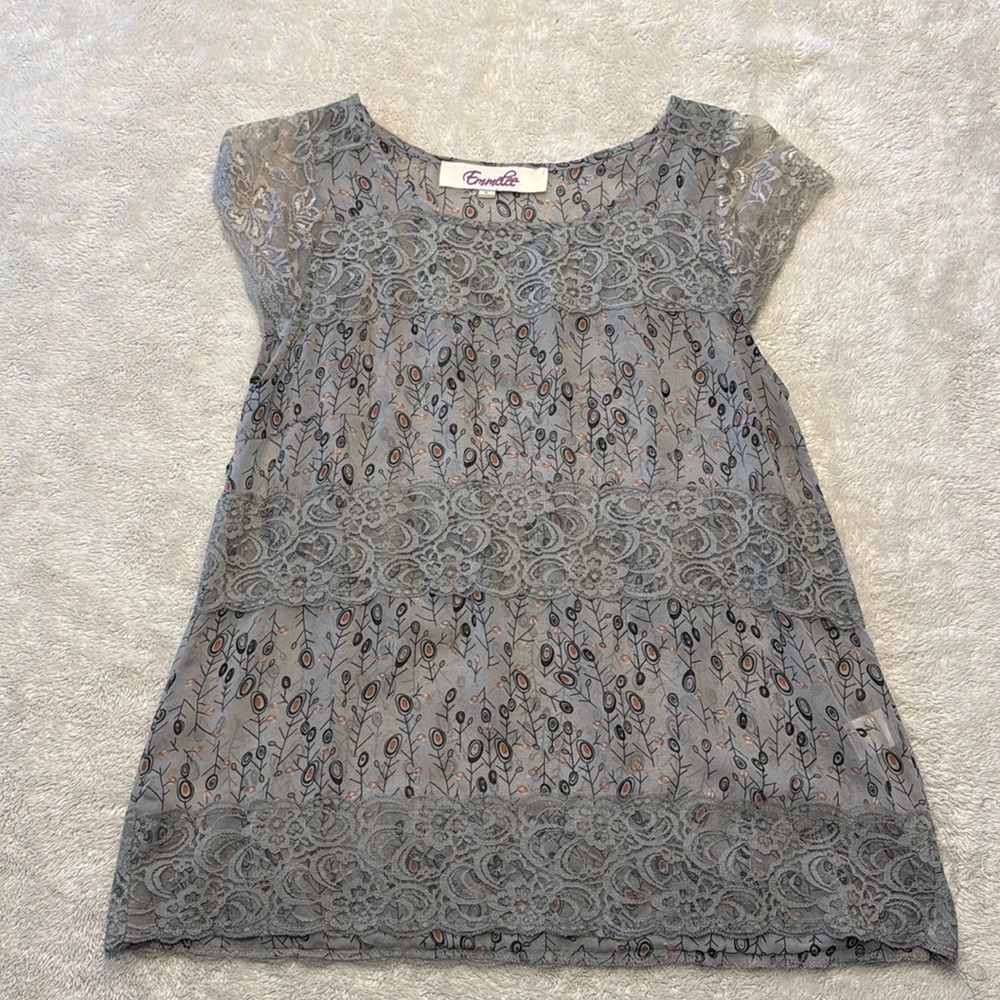 Large, patterned shirt
